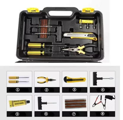 Compresor Aire Doble Cilindro 12v + Accs