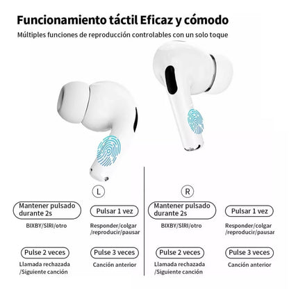 Audifonos Pro Bluetooth Pantalla Tactil